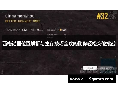 西格诺里位置解析与生存技巧全攻略助你轻松突破挑战 西格诺里位置解析与生存技巧全攻略助你轻松突破挑战